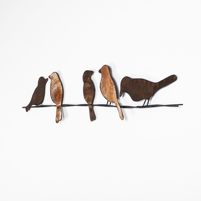Wallity Muhabbet Accesorio Decorativo de Pared de Metal Multicolor